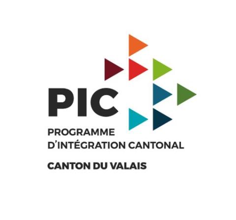 Logo Programme d'intégration cantonal (PIC) canton du Valais