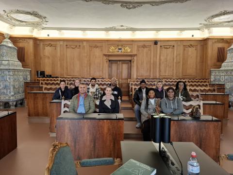 Visite au parlement fribourgeois 